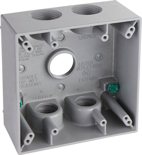 flush mount weatherproof electrical box